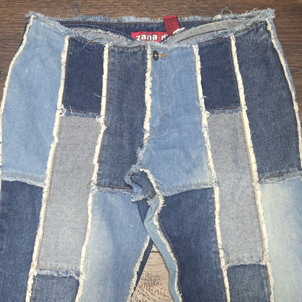 Patchwork Blue Jeans - image 3